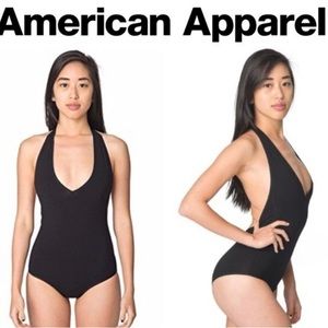 American Apparel Halter Bodysuit